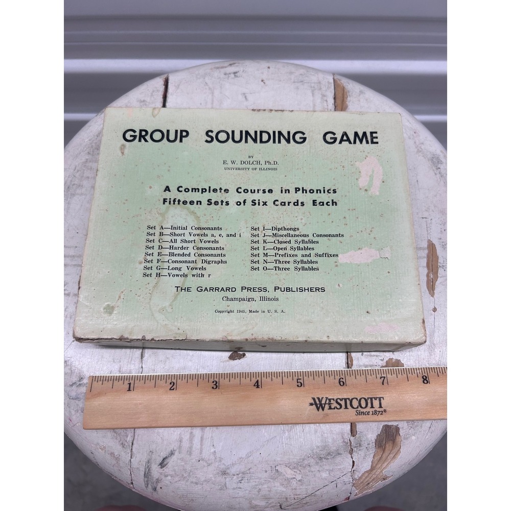 1945 Educational Game "Group Sounding Game"
